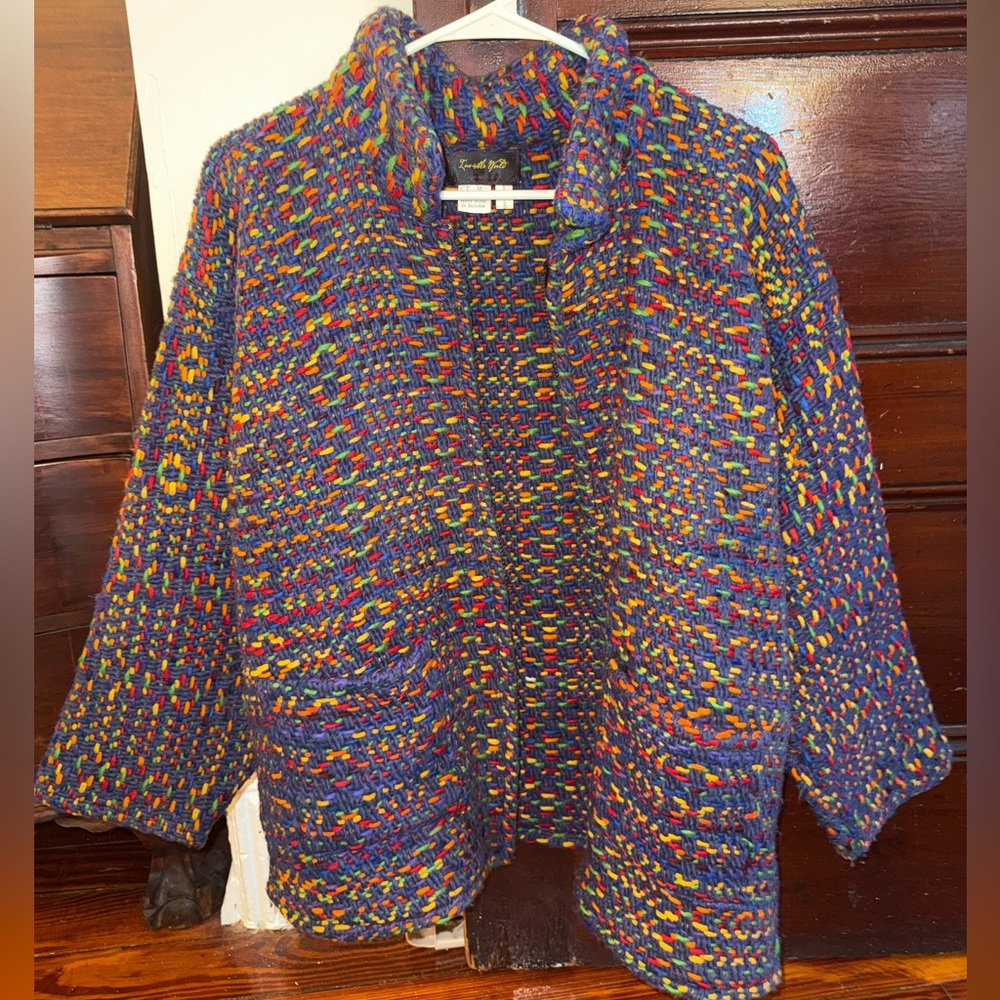 Colorful 100% Wool jacket